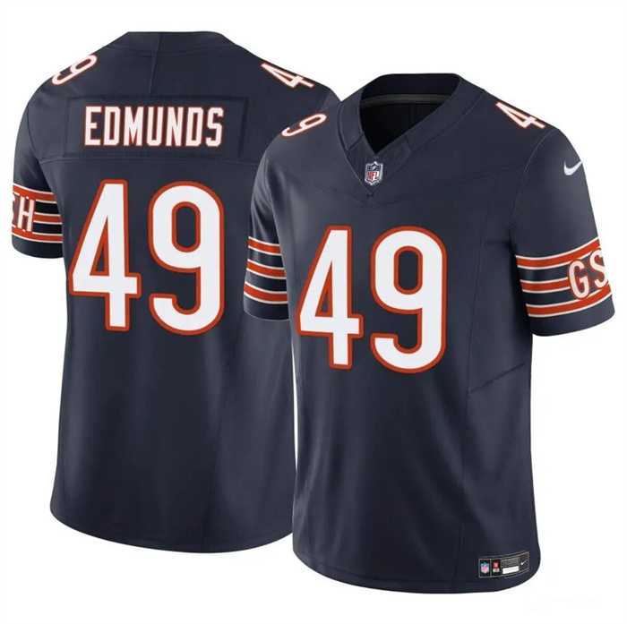 Men & Women & Youth Chicago Bears #49 Tremaine Edmunds Navy 2023 F.U.S.E. Vapor Stitched Jersey->chicago bears->NFL Jersey